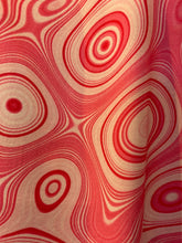 Load image into Gallery viewer, Wave Designs Prints Pink spandex fabric stretches to all 4 sides sold by yards