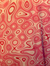 Load image into Gallery viewer, Wave Designs Prints Pink spandex fabric stretches to all 4 sides sold by yards