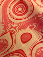 Load image into Gallery viewer, Wave Designs Prints Pink spandex fabric stretches to all 4 sides sold by yards