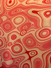Load image into Gallery viewer, Wave Designs Prints Pink spandex fabric stretches to all 4 sides sold by yards