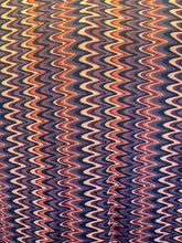 Load image into Gallery viewer, Multi color Wave Designs Print Bronw spandex fabric stretches to all 4 sides sold by yards
