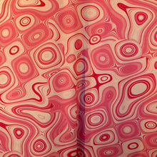 Load image into Gallery viewer, Wave Designs Prints Pink spandex fabric stretches to all 4 sides sold by yards
