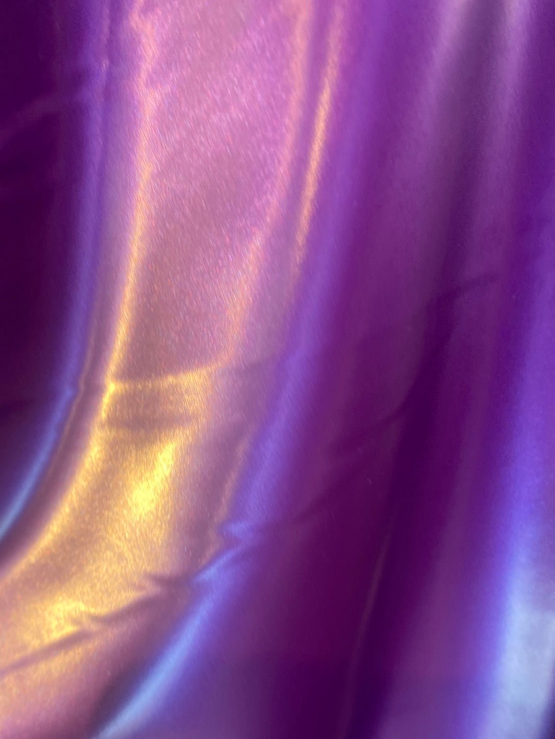 Copia) Shiny 4 way stretch purple Latex with thick Spandex