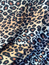 Load image into Gallery viewer, Exotic Leopard Animal Designs Stretch Fabric On 4 Way Stretch Spandex Fabric By Yard
