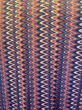 Load image into Gallery viewer, Multi color Wave Designs Print Bronw spandex fabric stretches to all 4 sides sold by yards
