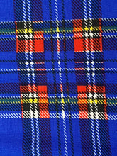 Load image into Gallery viewer, Plaid R blue/red  Designs Stretch Fabric On 4 Way Stretch Spandex Fabric By Yard Blue/Red
