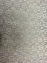 Load image into Gallery viewer, Glitter 
Stretch Fabric On 2 Way Stretch Spandex Fabric By Yard Ivory/Silver
