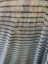 Load image into Gallery viewer, Stripe Prints on Mesh Fabric sold by the yard
